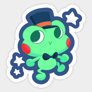 Snazzy Frog Sticker